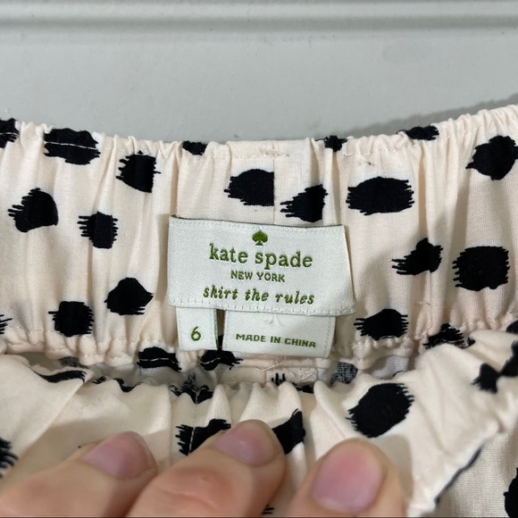 Kate Spade Leopard Dot Poplin Skirt | 6 - Picture 10 of 13
